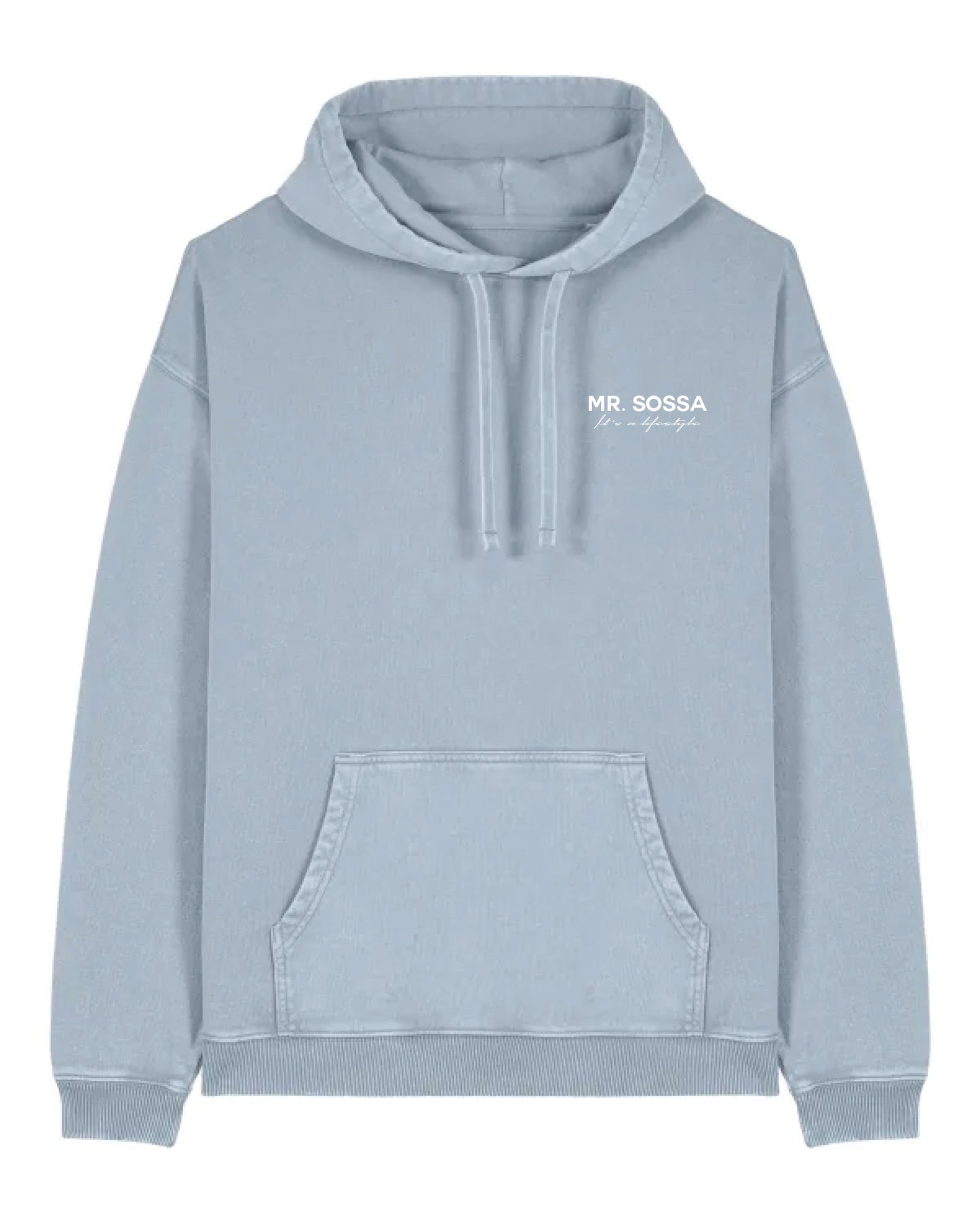 MrSossa logo Hoodie Blue Stone