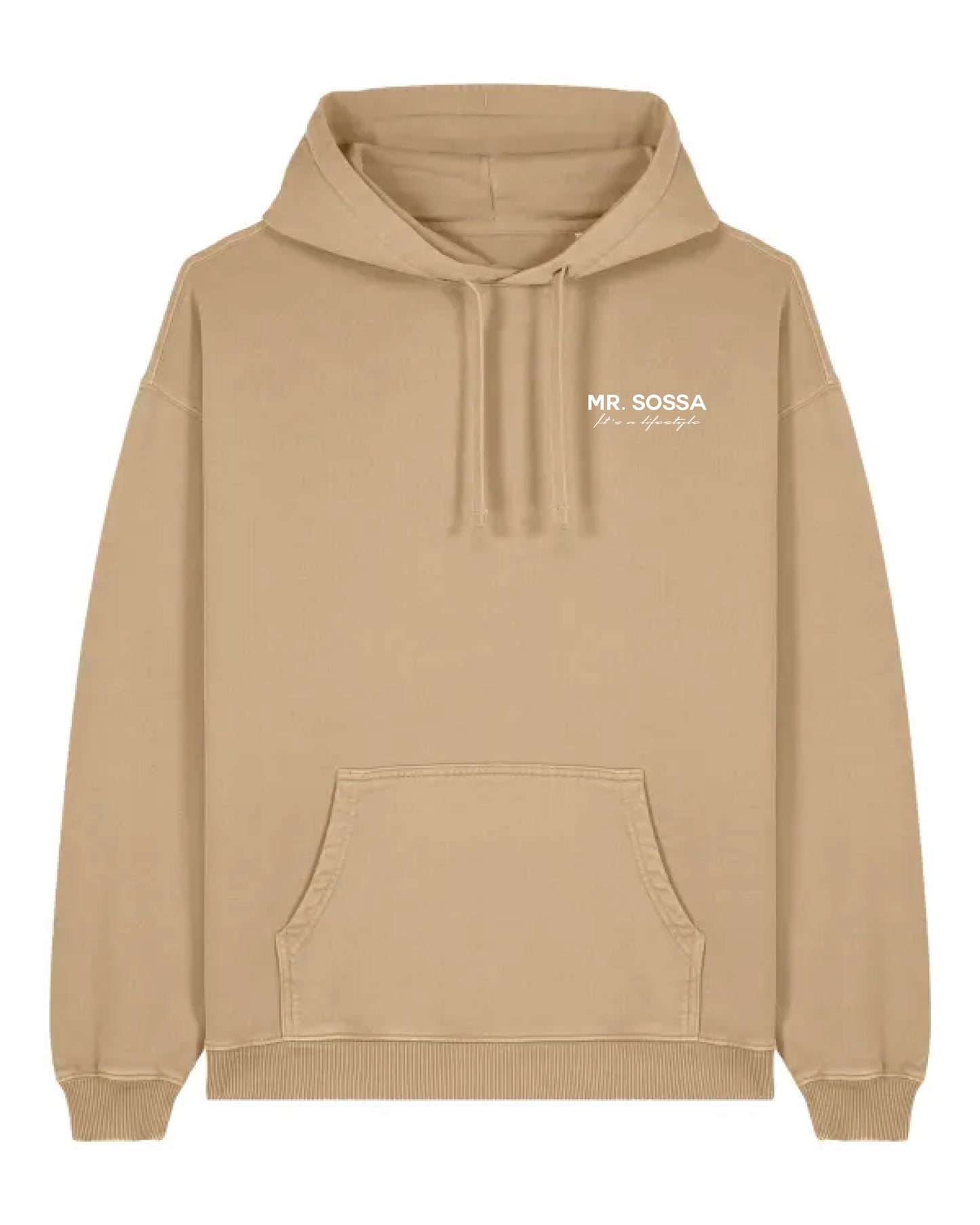 MrSossa logo Hoodie Latte