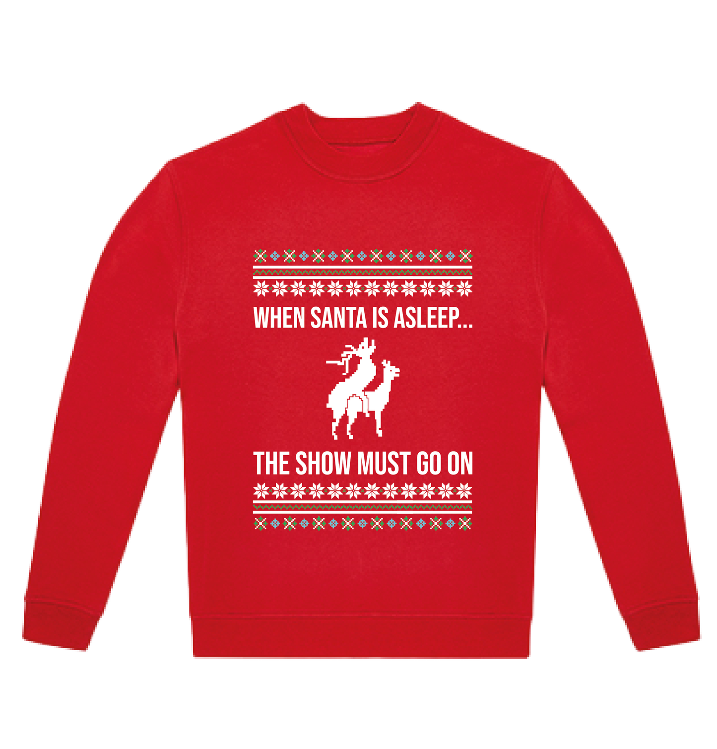 Sweater wenn santa is asleep