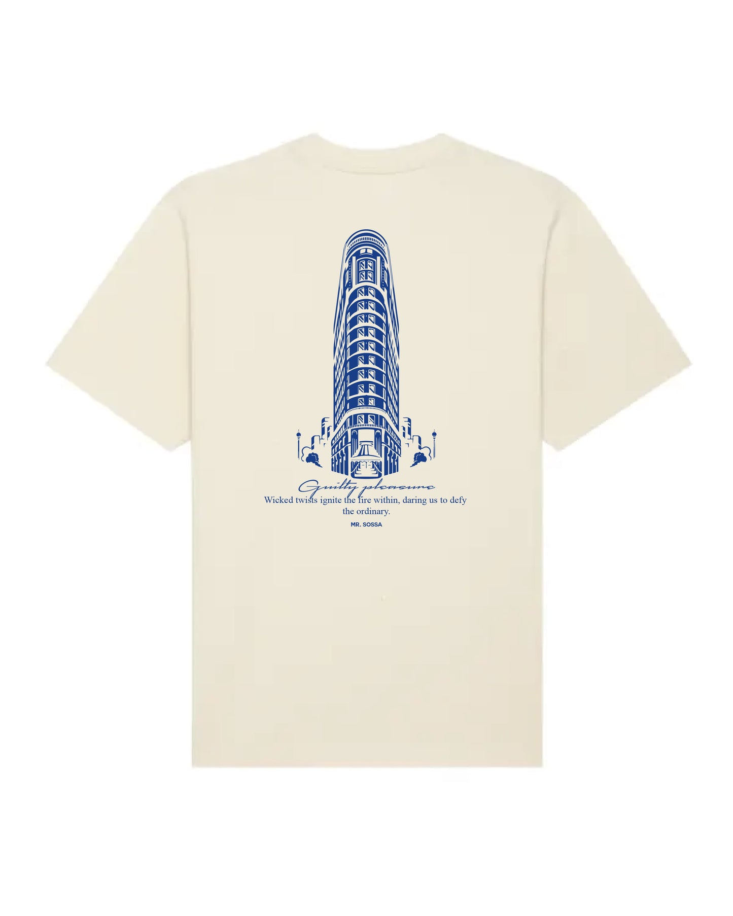 MrSossa Wicked Tower Tee Natural Raw