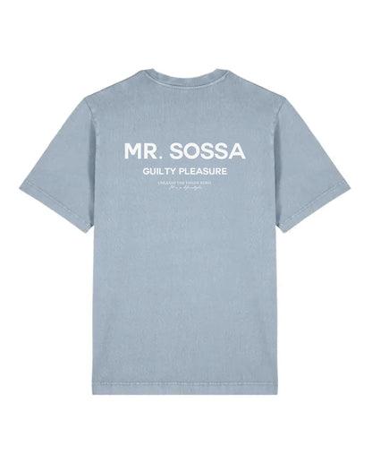 MrSossa logo Tee Blue Stone