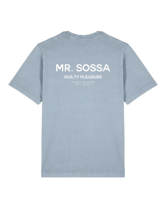 MrSossa logo Tee Blue Stone