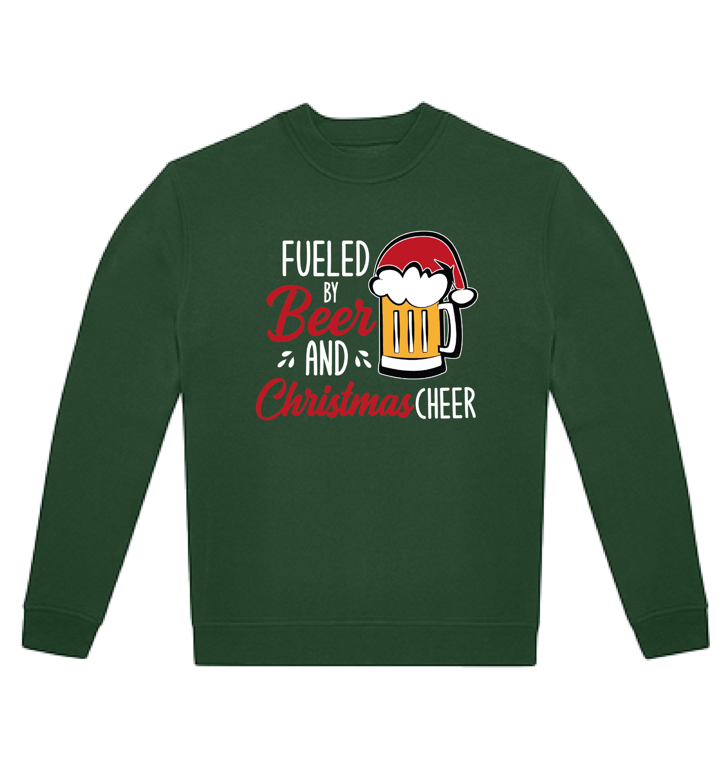 Sweater Fueled by beer an christmas cheer