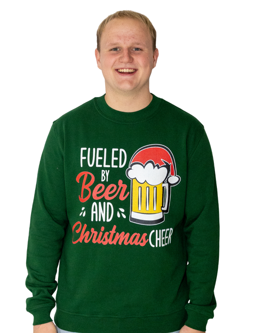 Sweater Fueled by beer an christmas cheer