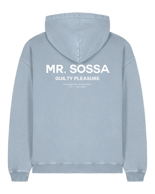 MrSossa logo Hoodie Blue Stone