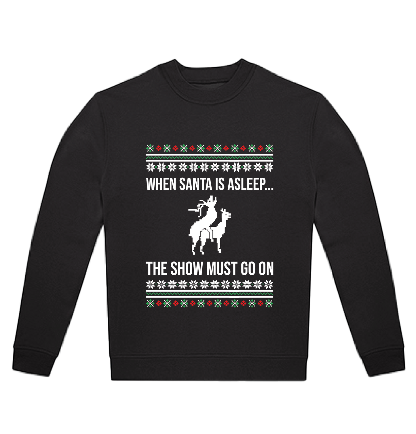 Sweater wenn santa is asleep