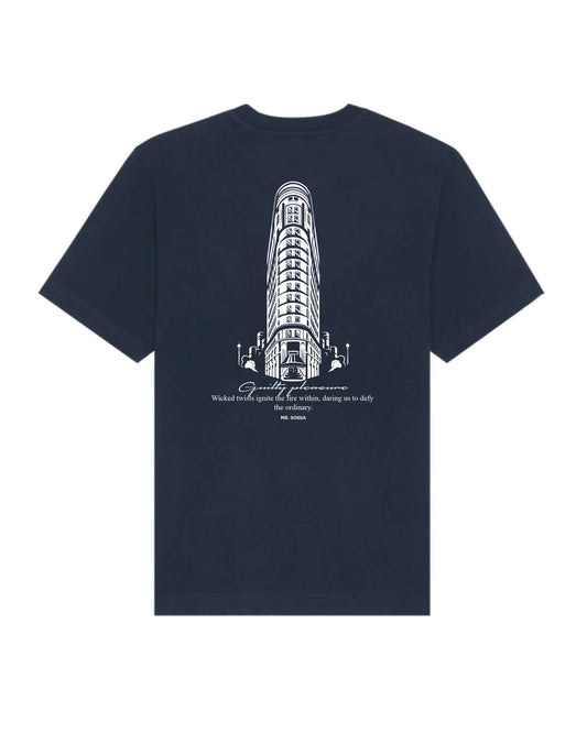 MrSossa  Wicked Tower Tee Navy