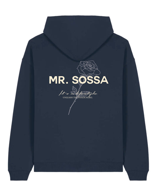 MrSossa The Rose Hoodie Navy