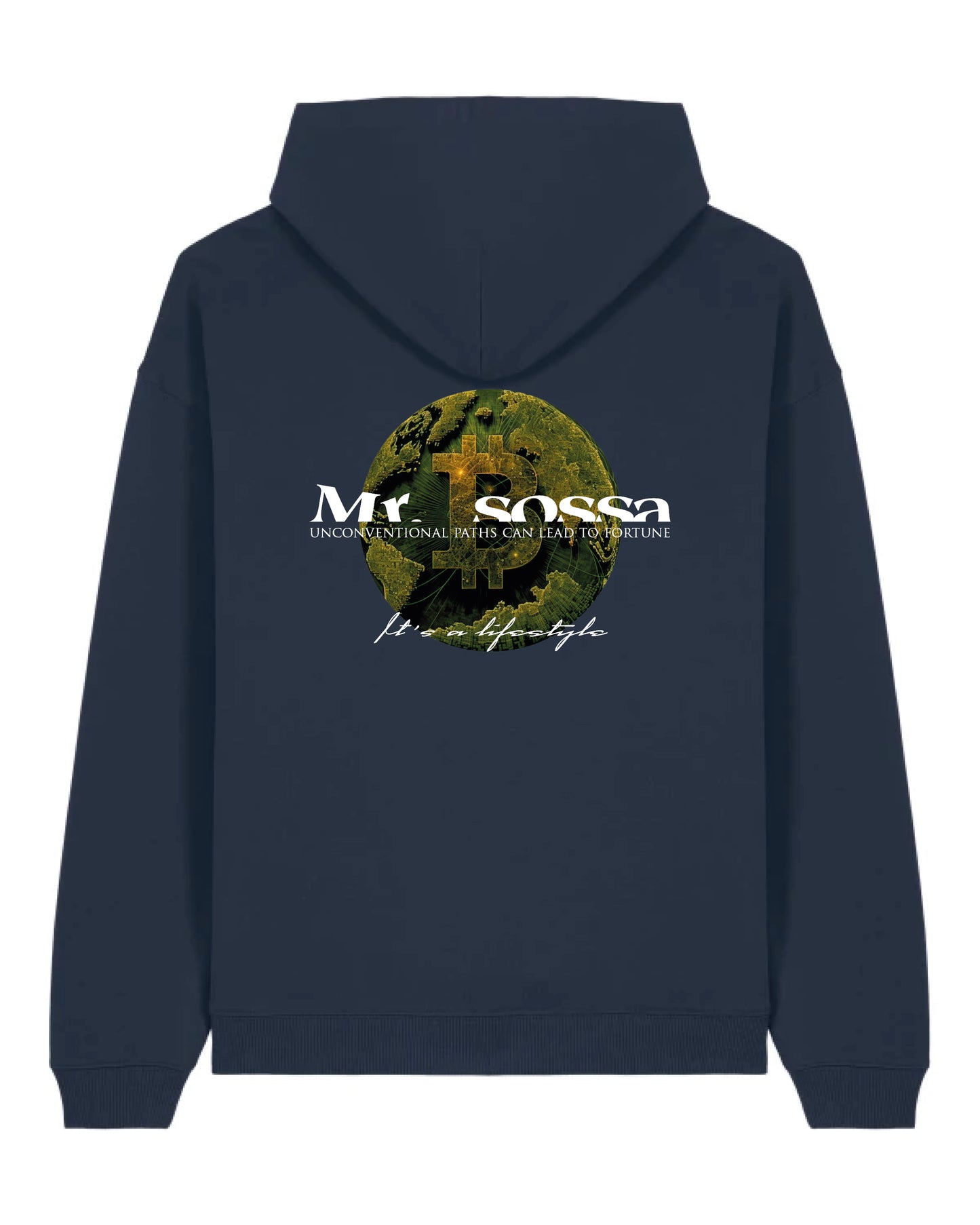 MrSossa Earth Hoodie Navy