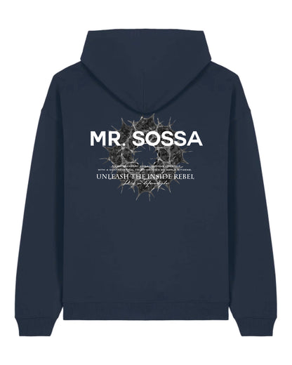 MrSossa Ninja Star Hoodie Navy