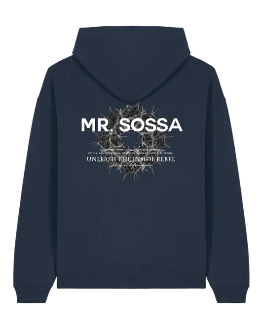 MrSossa Ninja Star Hoodie Navy