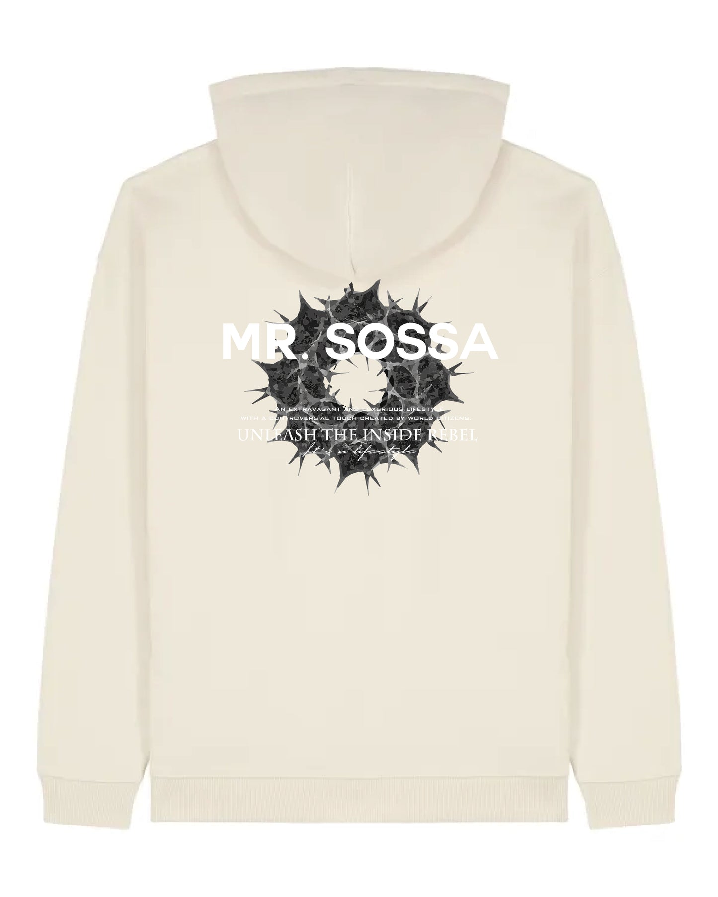 MrSossa Ninja Star Hoodie Natutal Raw